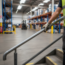 Dark Gray Premium Cold Rolled Handrail 56mm x 17mm - 2.5m Length for Durable Support - High-Quality Professional Grade for Industrial and Commercial Applicat...