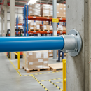 Dark Gray Premium Wall Flange for 48.3mm Tube - Heavy Duty End Termination Solution - High-Quality Professional Grade for Industrial and Commercial Applications