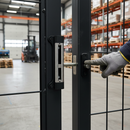 Black Premium Black Stainless Steel Insert Lock Keep for 40-60mm Box Section with Quick-Fix Installation and Vandal Proof Design