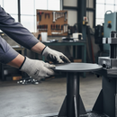 Dark Slate Gray Premium Flat Steel Disc 200mm Diameter x 5mm Thickness - High-Performance Construction for Versatile Applications