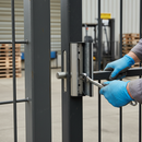 Dark Slate Gray Premium Industrial Stainless Steel Keep for Swing Gates with Quick-Fix Mounting and Adjustable Profiles