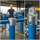 Dark Slate Gray Professional Female Single Swivel Connector for 26.9mm Tube - Durable and Versatile Fitting