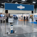 Dark Gray 3m Sky Banner Frame & Clamps Only – Gazebo Advertising Frame for 360° Visibility | Event & Trade Show Display