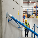 Dark Gray Professional Swivel Angle Wall Flange Fixing for 42.4mm Tube - Durable and Reliable Fitting for Angled Tubes