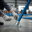 Dim Gray Premium Angle Base Fixing 11-29° for 42.4mm Tube - Ideal for Light Loads - High-Quality Professional Grade for Industrial and Commercial Applications