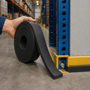 Rosy Brown 12mm Thick Solid SBR Rubber Strip Roll – Heavy Duty Black Rubber for Sealing, Gaskets, Cushioning & Industrial Applications (5m Length)
