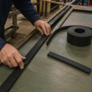 Solid SBR Rubber Strip Roll – Heavy Duty Flexible Rubber Strip for Sealing, Gaskets, Packing, Vibration Damping & Industrial Applications