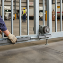 Slate Gray Premium Auto Galvanised Slider Gate Track 1m Long with 30x12 Tooth Pitch for Enhanced Durability