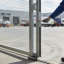Gray Premium Sliding Gate Reinforced Aluminium Handles with Square 10mm Follower for Secure Locking Mechanism