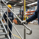 Dark Gray Premium 316 Grade Stainless Steel Tube - 48.3mm Diameter, 2.0mm Wall Thickness, 3 Metre Length with Satin Finish