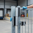 Gray Premium Heavy Duty 180° Self-Closing Hinge & Gate Closer for Gates up to 75kg with Adjustable Closing Speed