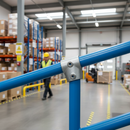 Gray Premium Short Slope Tee 0-11° for 48.3mm Tube - Ideal for Vertical Post Connections