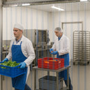 Dark Gray Coldroom Clear PVC Strip Curtains – Hook-On Mounting, Energy Efficient, Anti-Static, Easy to Install