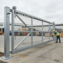 Lavender Premium Guide Bracket with 30mm Nylon Rollers for Side Fixing - 400kg Weight Capacity and Adjustable Gaps