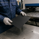 Black 2mm Black Solid Rubber Sheet – General Purpose NR/SBR Rubber Matting | Waterproof, Flexible & Durable
