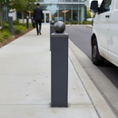 Gray Premium Tube Top for 100 x 100mm Square Section with 80mm Diameter Ball - Durable and High-Performance