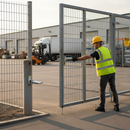Rosy Brown Premium Adjustable Gate Hinge M20 for Concrete Installation with 500kg Weight Limit