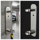 Black Premium Heavy Duty Wall Bracket 300 x 70mm for 48.3mm Tube Applications - High-Quality Professional Grade for Industrial and Commercial Applications