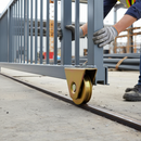 Gray Premium 120mm Box Section Slider Wheel for 20mm Diameter Track with 700kg Weight Capacity