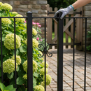 Black Premium Heavy Duty Panel 165mm x 1000mm with 12mm Square Bar for Versatile Applications