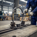Dark Slate Gray Premium 250mm Diameter Ring with 12 x 6mm Plain Bar for Versatile Applications - High-Quality Professional Grade for Industrial and Commercial Appl...