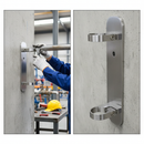 Gray Premium Heavy Duty Wall Bracket 300 x 70mm for 42.4mm x 2.0mm Tube Support - High-Quality Professional Grade for Industrial and Commercial Applicat...
