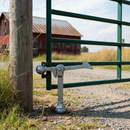 Lavender Premium Heavyweight Gravity Gate Stop with Galvanised Finish - Durable and Reliable for Secure Gates