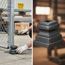 Dark Gray Premium Collar 38 x 38mm with 12.5mm Square Hole for Versatile Applications - High-Quality Professional Grade for Industrial and Commercial Applica...