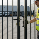 Dark Gray Premium Heavy Duty Locking Kit for 60mm Box Section with 2 x 2m Profiled Box Section and Stainless Steel Components