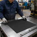 Dark Slate Gray 2mm Black Solid Rubber Sheet – General Purpose NR/SBR Rubber Matting | Waterproof, Flexible & Durable