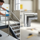 Lavender Premium 304 Acute 90 Degree Elbow for 48.3mm x 2.6mm Tube Connections - High-Quality Professional Grade for Industrial and Commercial Applications