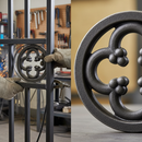 Dark Slate Gray Heavy Duty Forged Steel Centre Piece 100mm Diameter and 12mm Thickness for Industrial Applications