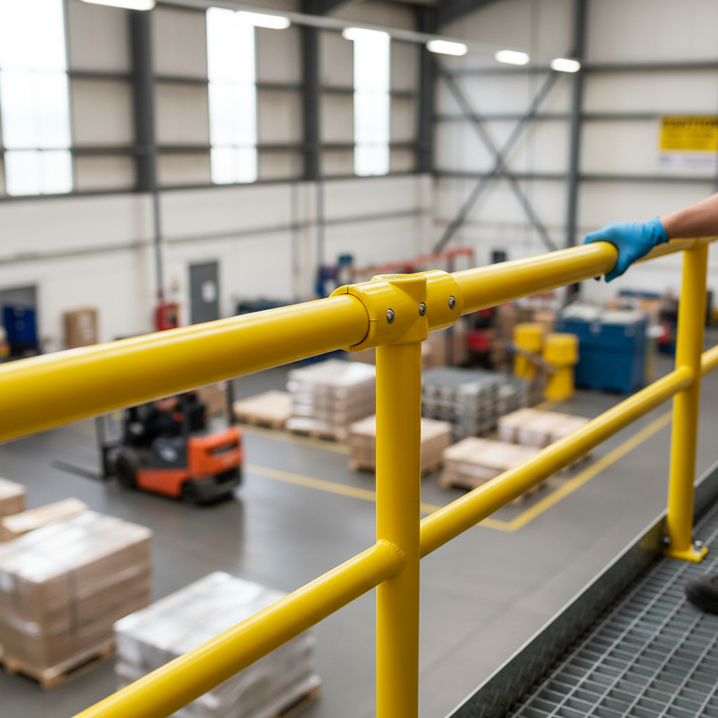 Premium Heavy Duty Handrail Fitting for Knee Rail Tube with M6 Bolts ...