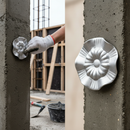 Dim Gray Premium Flower 60mm Diameter 2mm Thick for Versatile Applications and Durable Use
