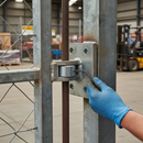 Dark Gray Premium Gate Pin Locking Collar for 16mm Diameter Pins - Heavy Duty Security Solution