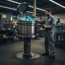 Dark Slate Gray Premium 400mm Diameter Ring with 12 x 6mm Plain Bar for Versatile Applications - High-Quality Professional Grade for Industrial and Commercial Appl...