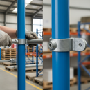 Dark Gray Premium Single Lugged Fixing Bracket for 48.3mm Tube - Ideal for Panel Installation