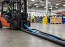 Dark Gray Premium Heavy Duty Hose and Cable Ramp - Protects Cables, 60 x 16 x 9000 mm, Ideal for Workshops and Warehouses