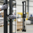 Dark Slate Gray Premium Surface Mounted Keep for Insert Locks - Adjustable for Gate Profiles and Long-Lasting Aluminum Construction
