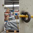 Dark Gray Professional Pigtail Connection 120 x 65mm with 10mm Base for Secure Electrical Applications