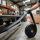 Black 10mm Thick Solid SBR Rubber Strip Roll – Heavy-Duty Black Rubber for Sealing, Gaskets, Cushioning and Vibration Reduction
