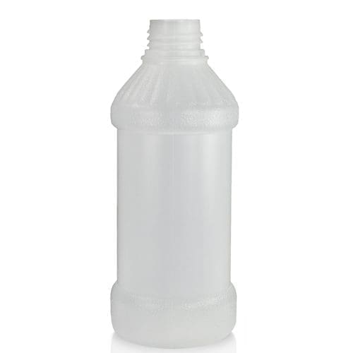 Light Gray Natural LIFESTYLE HDPE Juice and Smoothie Bottle (Pack of 10) – Durable, Lightweight, and Reusable