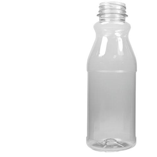 Gray Square FRESH PET Juice and Smoothie Bottle PET (Pack of 10) – Clear, Leak-Proof Bottle for Fresh Beverages