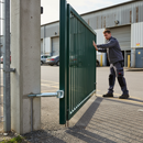 Slate Gray Premium Adjustable Gate Hinge M20 for Concrete Installation with 500kg Weight Limit