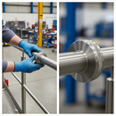 Dark Gray Premium Radiused End Cap for 48.3mm x 2mm Tube - 316 Stainless Steel with Satin Finish