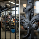 Black Premium Leaf 140 x 155mm with 6mm Thickness for Ornate Floral Panels - High-Quality Professional Grade for Industrial and Commercial Applications