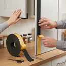 8mm Thick Self-Adhesive EPDM Sponge Rubber Strip Black Closed Cell Foam Seal Weatherproof Insulation Tape
