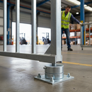 Slate Gray Premium Heavy Duty Bottom Rotating Gate Hinge 60mm Diameter with 500kg Weight Capacity for Robust Gate Support