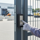Light Gray Premium Weather Resistant Key Pad with External Relays, IP68 Rated, Vandal-Proof Housing, and Long-Range Communication