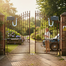 Seashell Premium Electromechanical Swing Gate Automation Kit with Mechanical Arms, Control Unit, and Photocells for Easy Installation